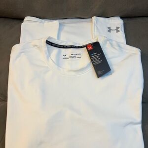 Under Armour Men's Cream Long Sleeve Tee